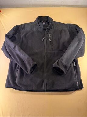 Chaps men’s black, full zip fleece jacket 2X